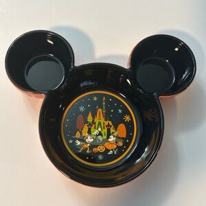 2025 Disney Parks Home Halloween Mickey & Minnie Mouse Pumpkin Candy Bowl Dish